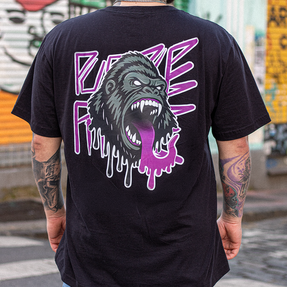 Camiseta - Gorila Roxo
