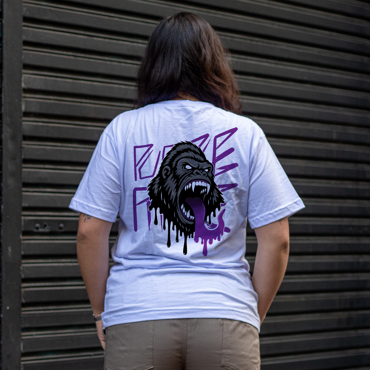 Camiseta - Gorila Roxo